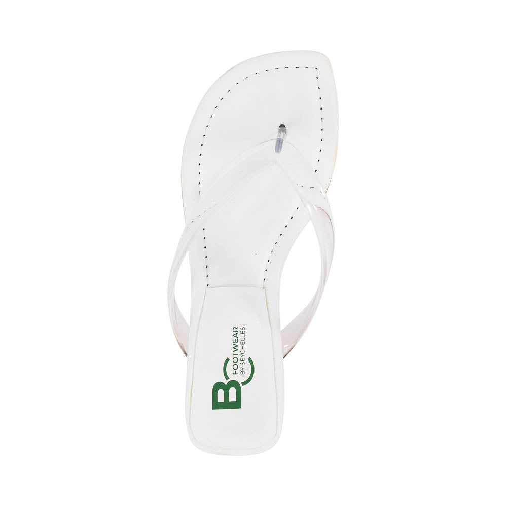 Starburst Heel - White/Clear