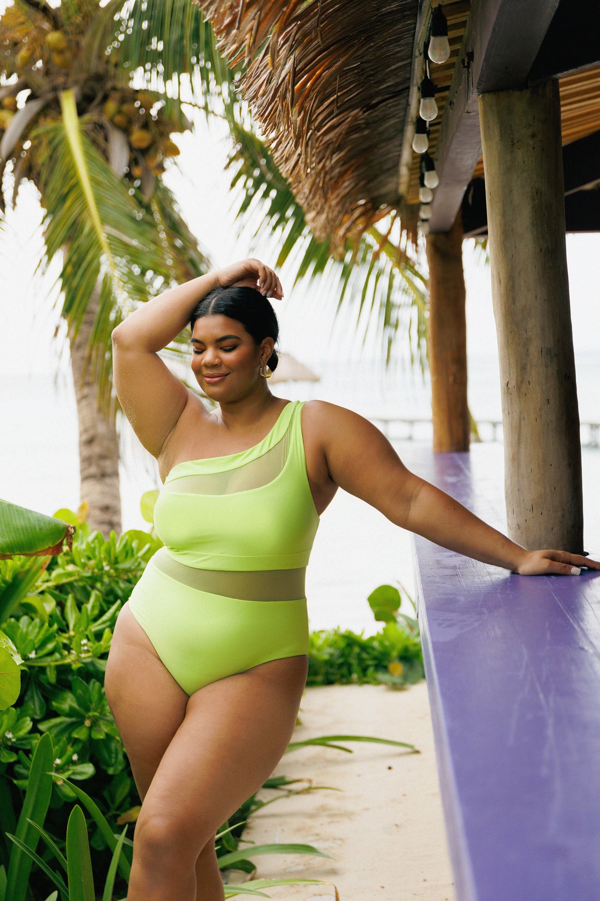 Nomads Swimwear - Coast One Piece II - Lime -