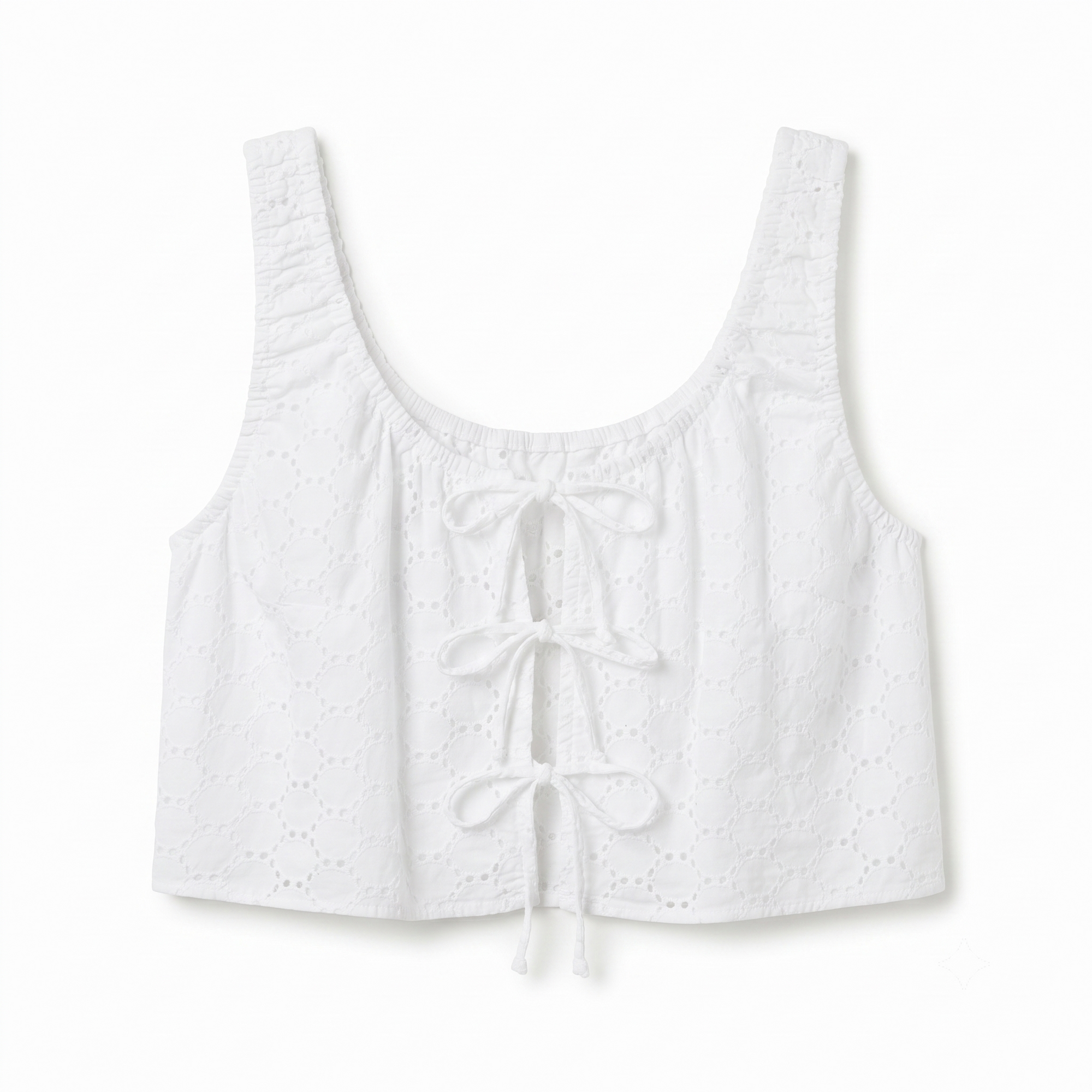 Toit Volant - Ella Top - White Eyelet -