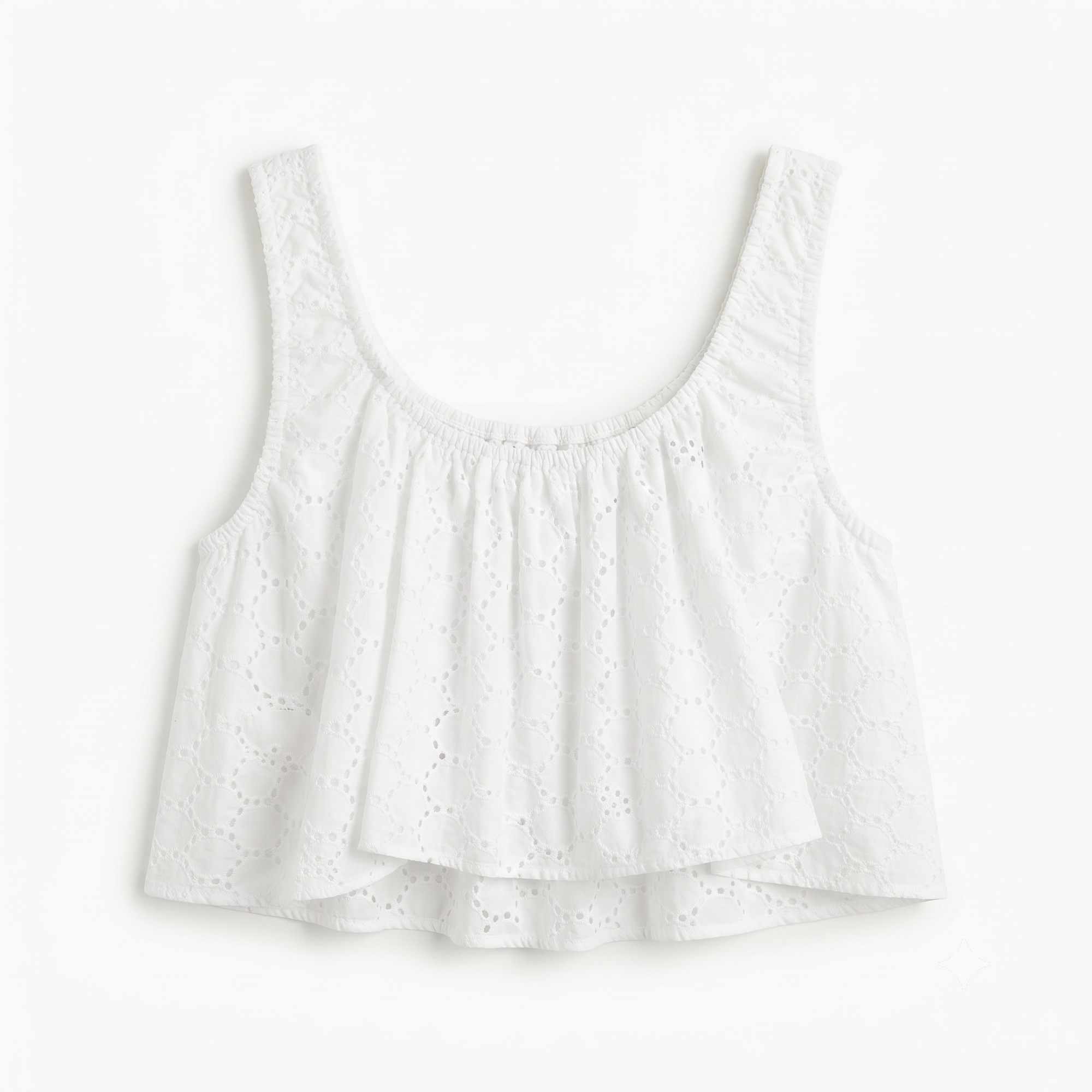 Toit Volant - Ella Top - White Eyelet -