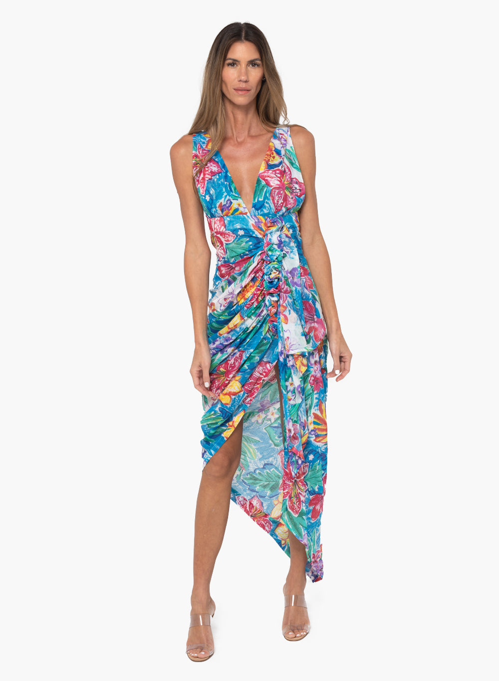 JBQ - Tulum Dress - Bright Floral -