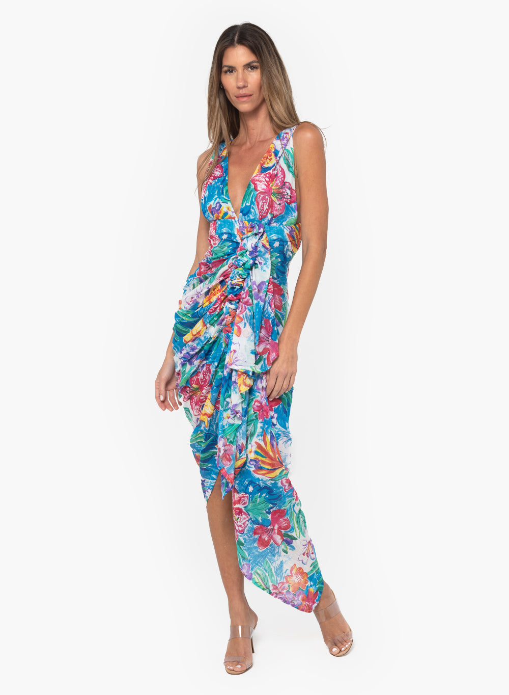 JBQ - Tulum Dress - Bright Floral -