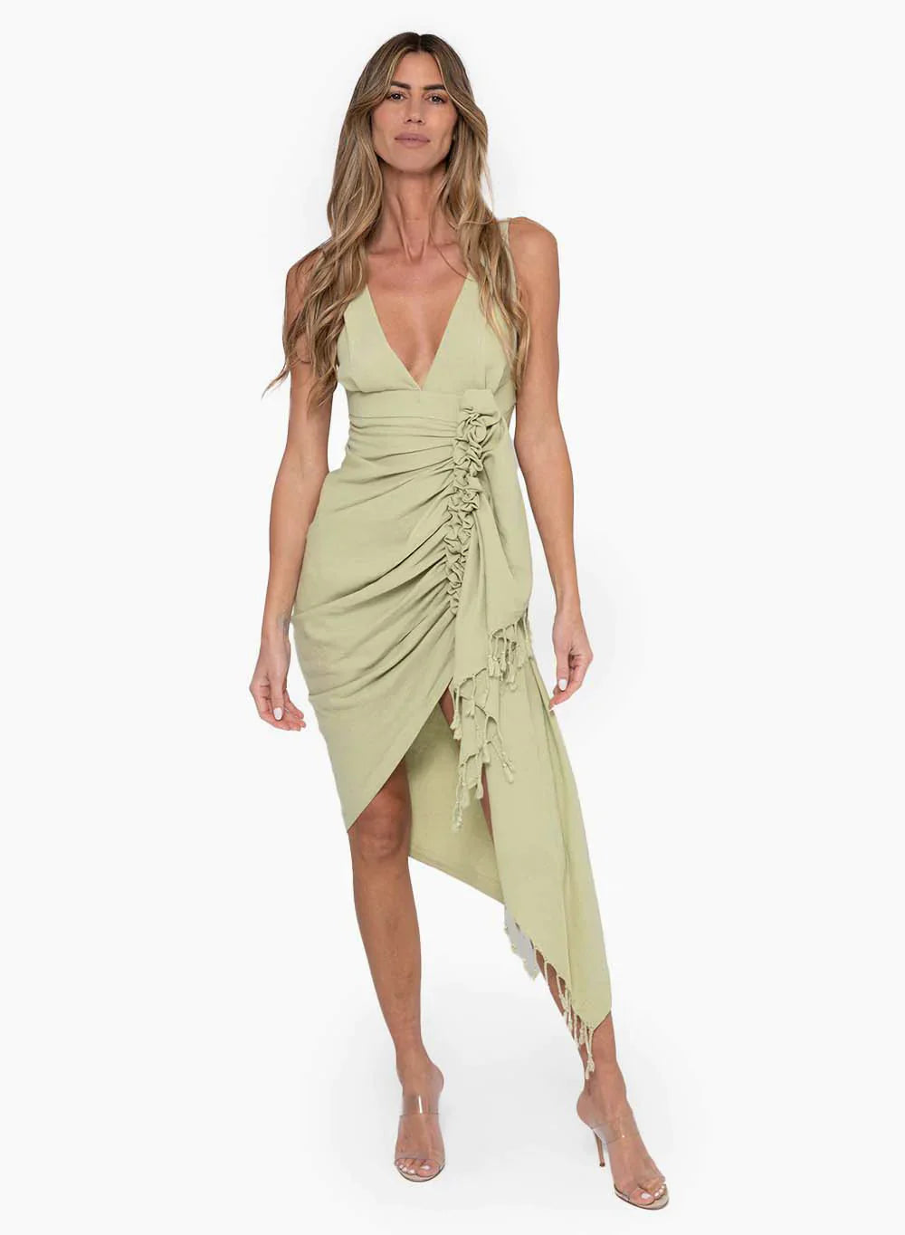 JBQ - Tulum Dress - Pistachio -