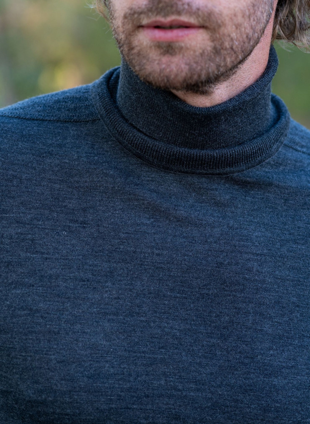 Turtleneck Sweater - Charcoal