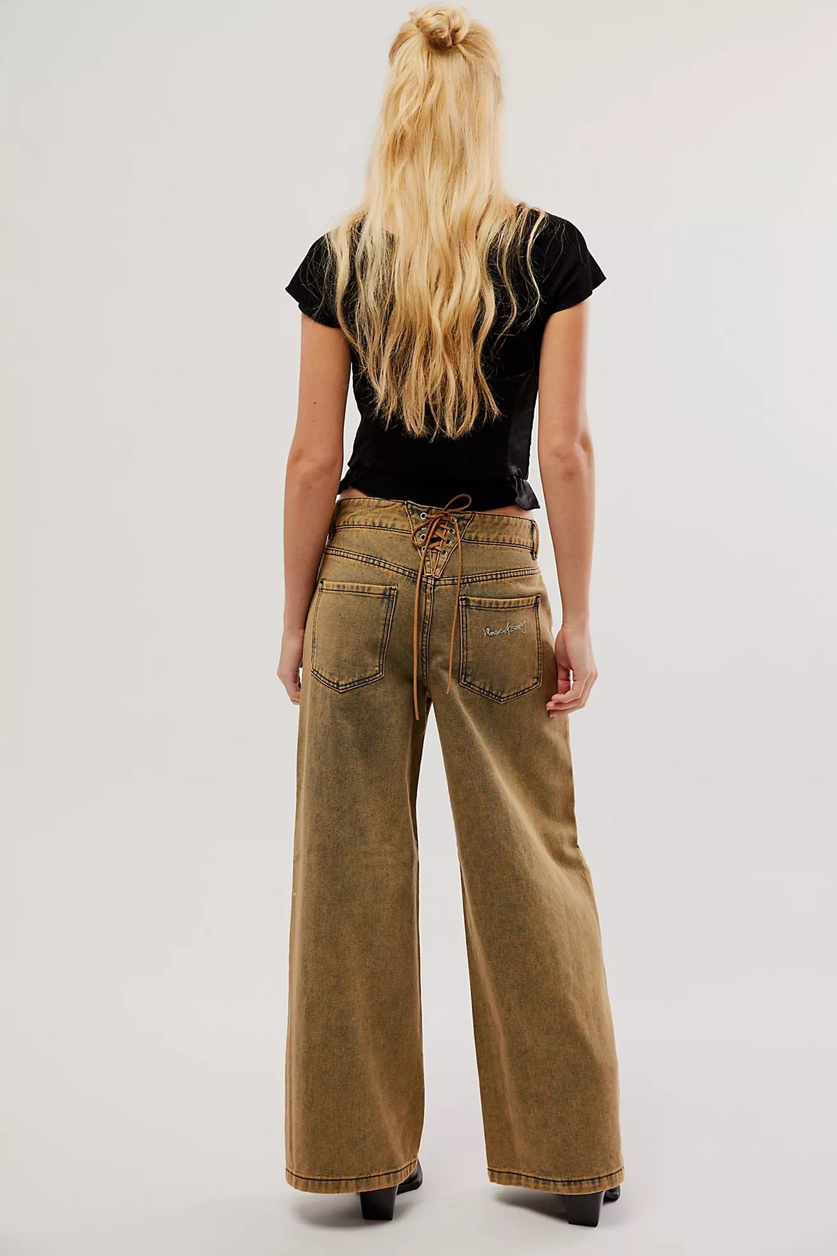 House of Sunny - Sandblast Wide Leg Denim -