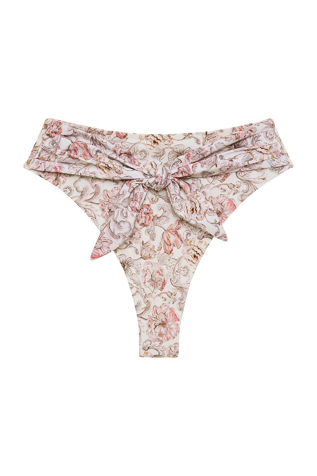 Montce - Venecia Floral Paula Tie-Up Bikini Bottom -