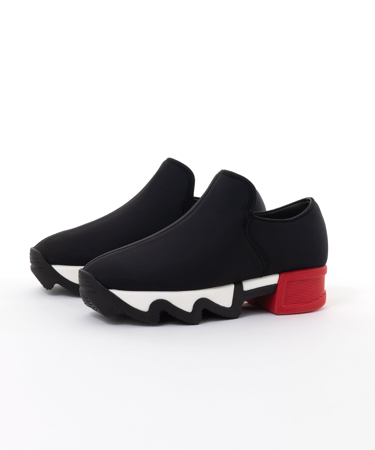 WES Black Red Low Top Sneaker