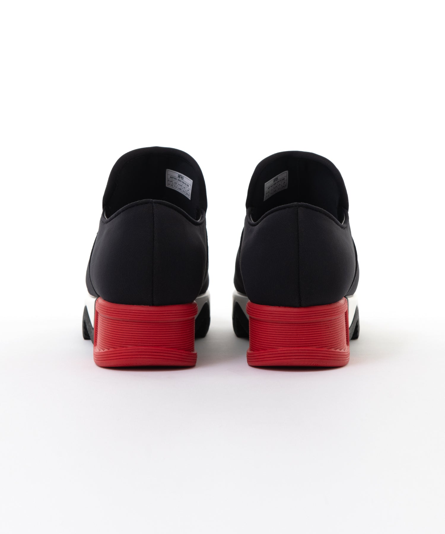 WES Black Red Low Top Sneaker