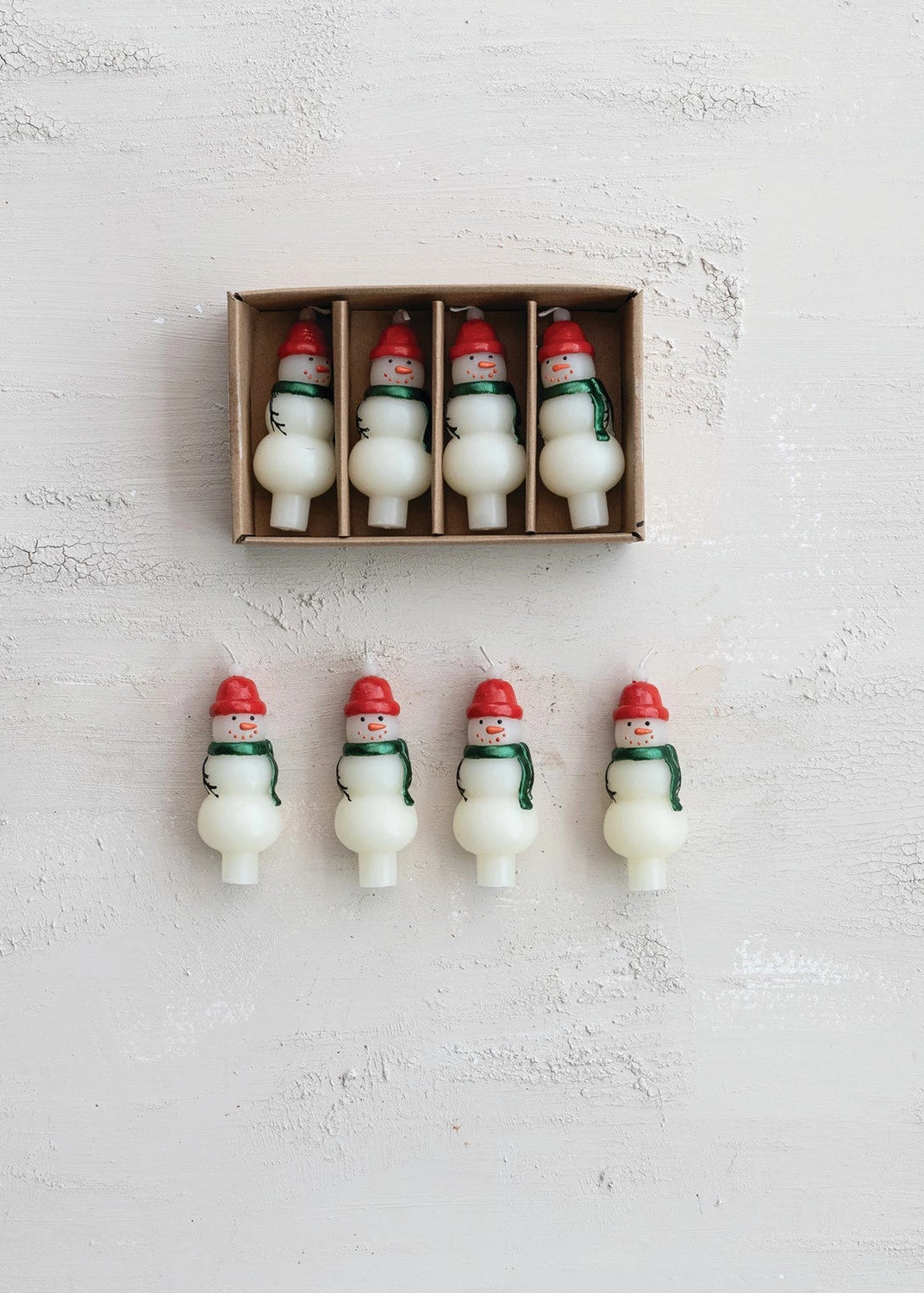Creative Co. - Snowman Taper Candles -