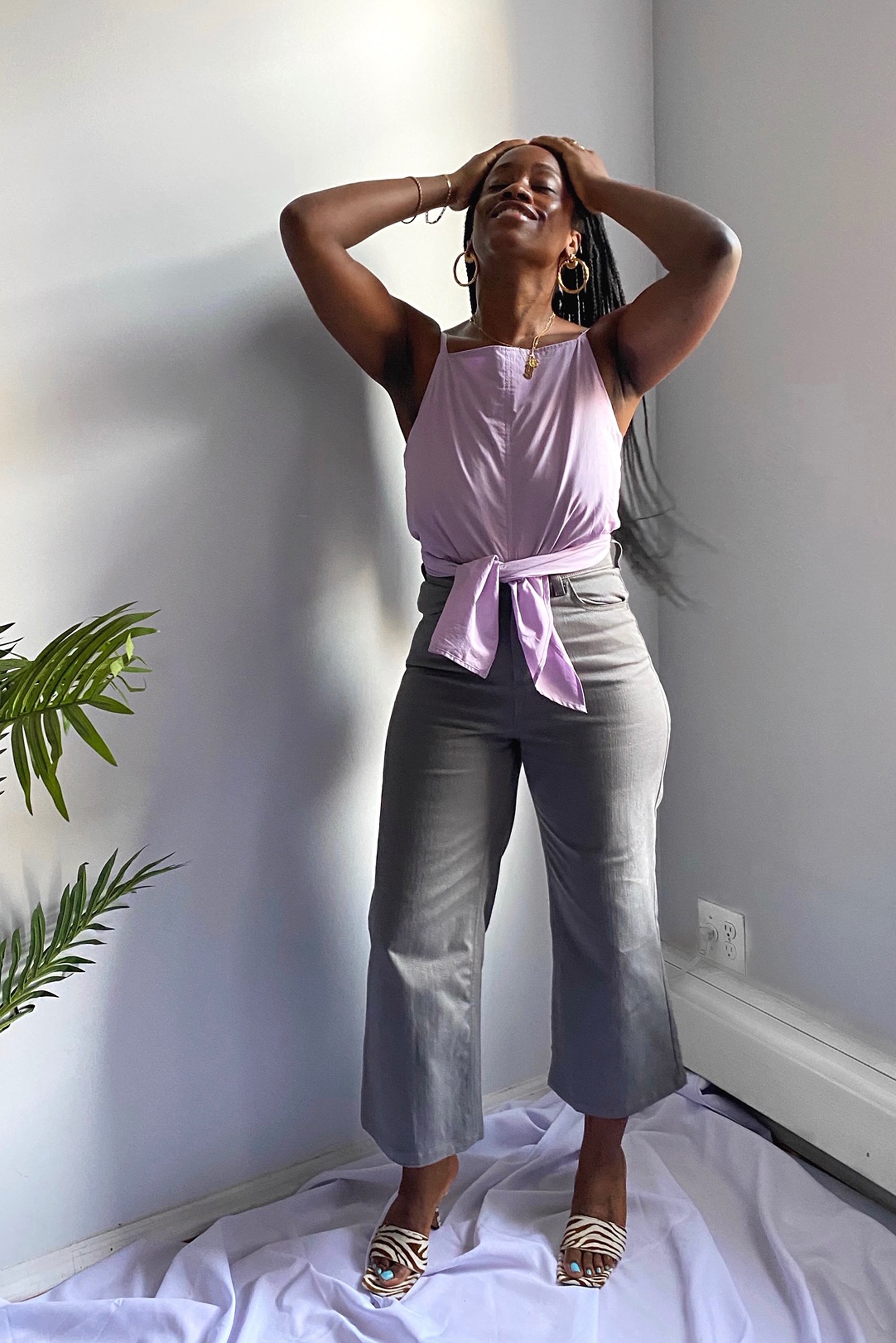 Whimsy & Row - Flora Pant in Grey -