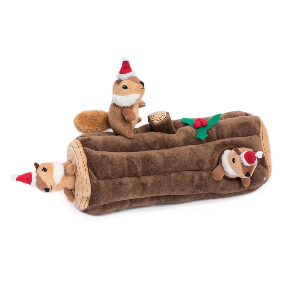 Zippy Paws - Holiday Burrow - Yule Log -